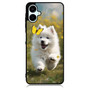 Cute puppy catching butterfly Samsung Galaxy A06 Case