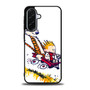 Calvin and Hobbes Riding Imagination Car Samsung Galaxy A36 5G Case
