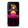 Evangelion Asuka Retrowave Samsung Galaxy A36 5G Case