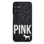 Black Glitter Victoria's Secret Samsung Galaxy A55 Case