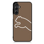 brown puma half logo Samsung Galaxy A55 Case