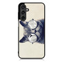cat hipster Samsung Galaxy A55 Case