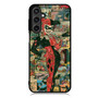 Harley Quinn Comic Pattern Samsung Galaxy A55 Case
