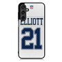 Cowboys Elliott 21 in Pattern Samsung Galaxy A55 Case