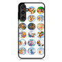 Winnie The Pooh Pins Samsung Galaxy A55 Case
