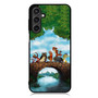 Winnie the pooh playing Samsung Galaxy A55 Case