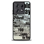 Coldplay Lyrics Fix You Motorola Moto Edge 5G 2025 Case