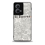 Ed Sheeran All Lyrics Motorola Moto Edge 5G 2024/ Moto Edge 5G 2025 Case