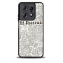Ed Sheeran All Lyrics Motorola Moto Edge 5G 2025 Case
