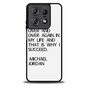 Michael Jordan Quotes Motorola Moto Edge 5G 2025 Case