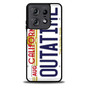 Outatime Back To The Future California License Plate Motorola Moto Edge 5G 2025 Case
