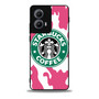 Starbucks Pink Camo Motorola Moto Edge 5G 2024/ Moto Edge 5G 2025 Case