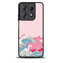 Ocean Wave in Pink Art Motorola Moto Edge 5G 2025 Case