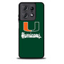Miami hurricanes Motorola Moto Edge 5G 2025 Case