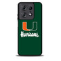 Miami Hurricanes Logo Motorola Moto Edge 5G 2025 Case