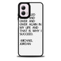 Michael Jordan Quotes Motorola Moto G 5G 2024/ Moto G 5G 2025 Case