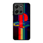 Psychedelic Alien Emoji Pattern Motorola Moto G 5G 2025 Case