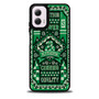 Harry Potter Slytherin Quotes Motorola Moto G 5G 2024/ Moto G 5G 2025 Case