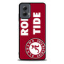 Alabama Crimson Roll Tide football 3 Motorola Moto G Power 5G 2024/ Moto G Power 5G 2025 Case