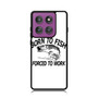 Born to fish forced to work Motorola Moto G Power 5G 2025 Case