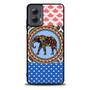 elephant aztec floral art Motorola Moto G Power 5G 2024/ Moto G Power 5G 2025 Case