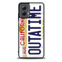 Outatime Back To The Future California License Plate Motorola Moto G Power 5G 2024/ Moto G Power 5G 2025 Case