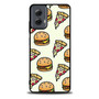 Pizza And Humbergers Collages Motorola Moto G Power 5G 2024/ Moto G Power 5G 2025 Case