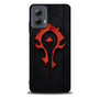 Warcraft With Wooden Pattern Background Motorola Moto G Power 5G 2024/ Moto G Power 5G 2025 Case