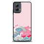 Ocean Wave in Pink Art Motorola Moto G Power 5G 2024/ Moto G Power 5G 2025 Case