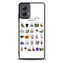 Gilmore Girls Alphabet Motorola Moto G Power 5G 2024/ Moto G Power 5G 2025 Case