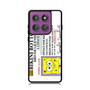 Spongebob Squarepants Driver License Motorola Moto G Power 5G 2025 Case