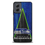 Seattle Seahawks Wood Art Motorola Moto G Power 5G 2024/ Moto G Power 5G 2025 Case