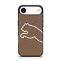 brown puma half logo iPhone Air Case