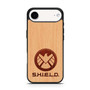 shield wood iPhone Air Case