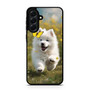 Cute puppy catching butterfly Samsung Galaxy A56 Case