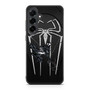 black spiderman logo Samsung Galaxy S25 FE Case