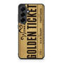 golden ticket willy wonka Samsung Galaxy S25 FE Case