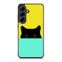 Cute Black Cat Samsung Galaxy S25 FE Case