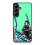 Demon Slayer Tanjiro Water Breath Samsung Galaxy S25 FE Case