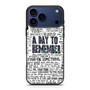 A day to remember Lyrics iPhone 17 Pro Case