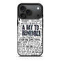 A day to remember Lyrics iPhone 17 Pro Max Case