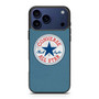 blue texture converse iPhone 17 Pro Case