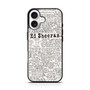 Ed Sheeran All Lyrics iPhone 17 Case Ed Sheeran All Lyrics iPhone 17 Case