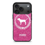 Glitter Pink Dog Logo iPhone 17 Pro Max Case Glitter Pink Dog Logo iPhone 17 Pro Max Case