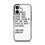 Michael Jordan Quotes iPhone 17 Case