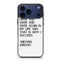 Michael Jordan Quotes iPhone 17 Pro Case