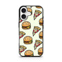 Pizza And Humbergers Collages iPhone 17 Case Pizza And Humbergers Collages iPhone 17 Case