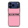Black Pink Logo iPhone 17 Pro Case Black Pink Logo iPhone 17 Pro Case