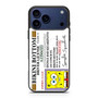 Spongebob Squarepants Driver License iPhone 17 Pro Case