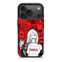 Power in red iPhone 17 Pro Max Case